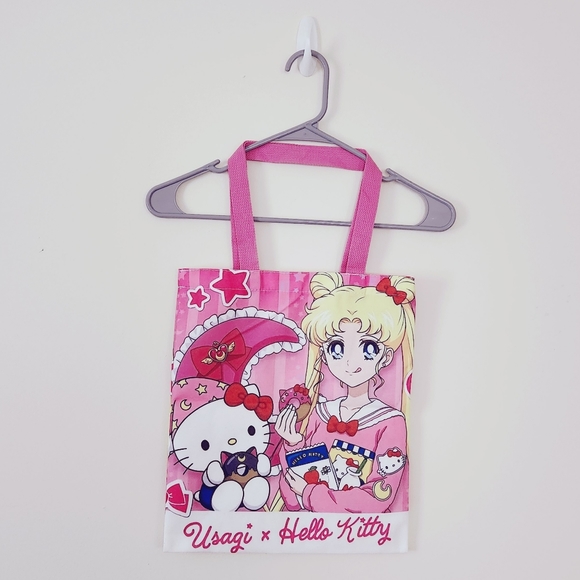Hello Kitty Handbags - Hello Kitty x Sailor Moon Usagi Tsukino Tote Bag